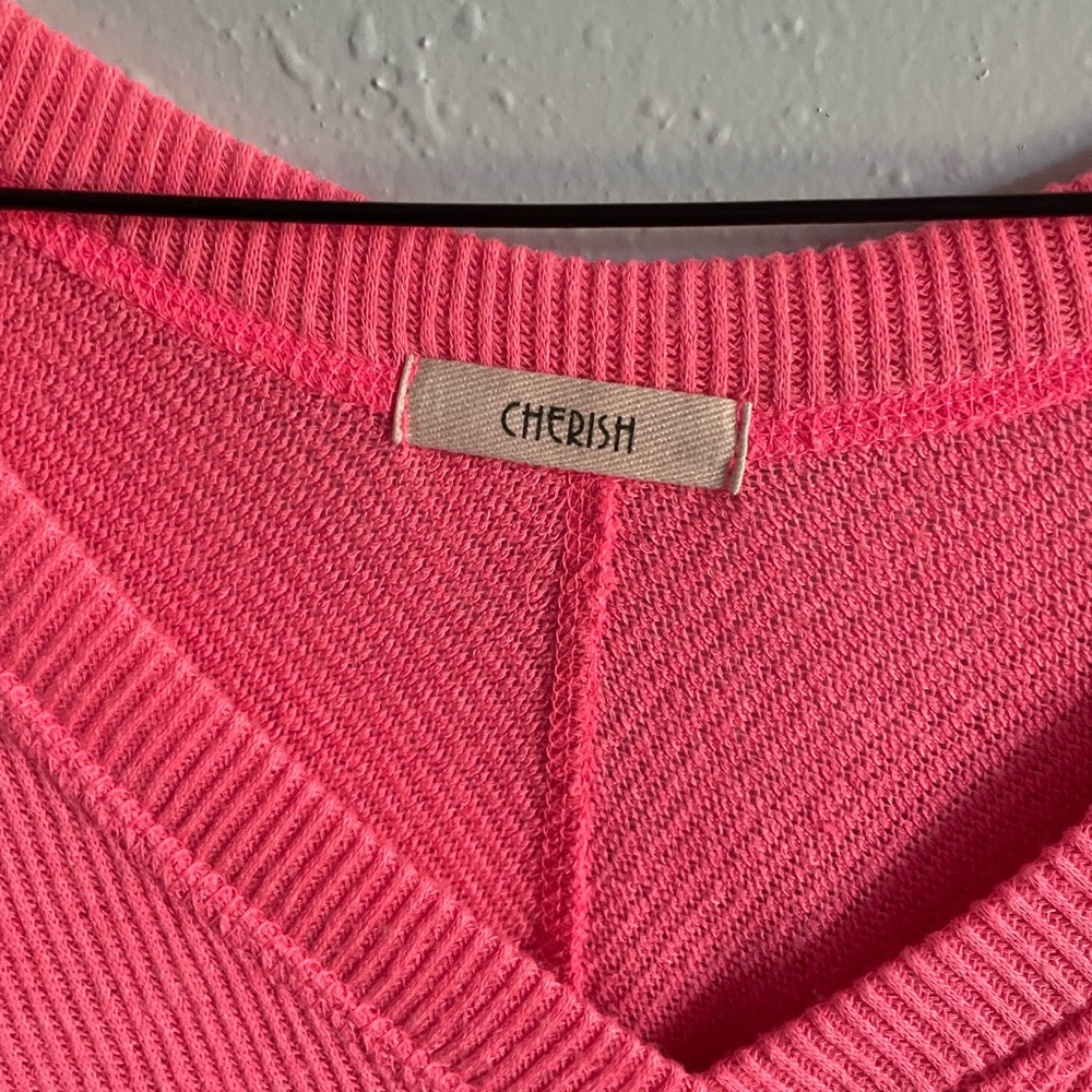 Neon pink oversized top - Picture 3 of 5